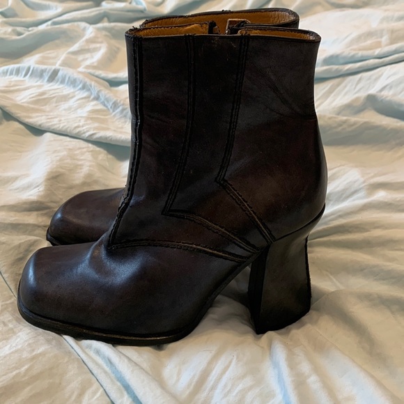 Leather Booties - Picture 1 of 5